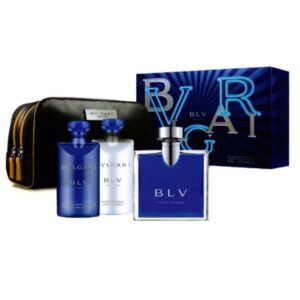Cofanetto uomo BULGARI BLU edt 100ml + after shave balm 75ml + shampoo and shower gel 75ml + beauty