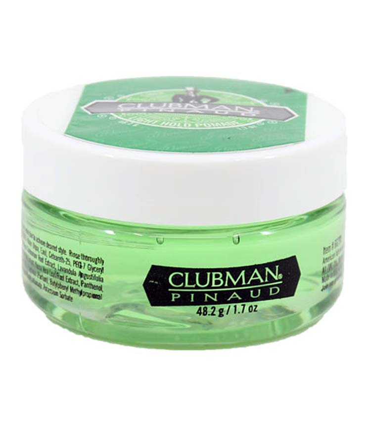 CLUBMAN PINAUD Light Hold Pomade pomata per capelli tenuta leggera 48,2gr