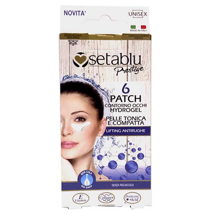 SETABLU PRESTIGE Patch contorno occhi Hydrogel lifting antirughe - 6pz