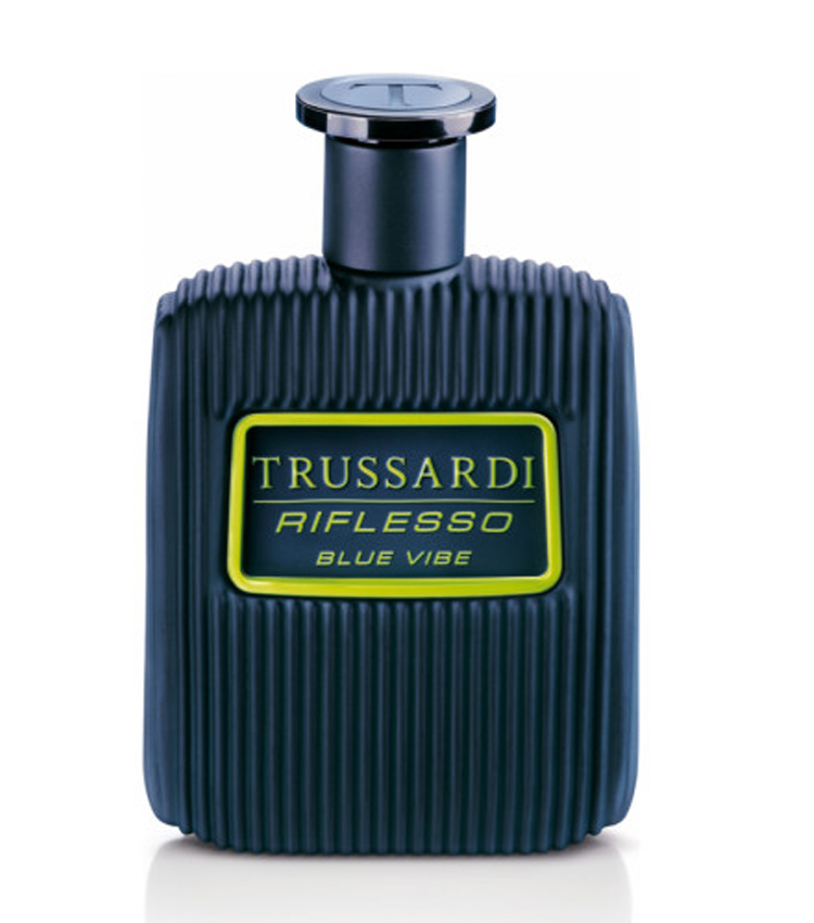 "TESTER" TRUSSARDI RIFLESSO BLUE VIBE edt uomo 100ml
