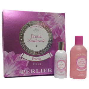 Cofanetto PERLIER FRESIA di Lanzarote Elixir parfum 100ml + Bagnoschiuma 250ml