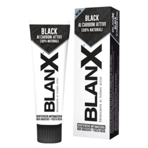 BLANX BLACK AI CARBONI ATTIVI Dentifricio sbiancante Antimacchia 75ml