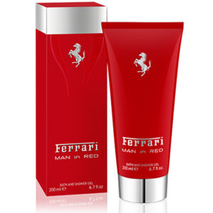 FERRARI MAN IN RED Bath and Shower Gel bagno doccia uomo 200ml
