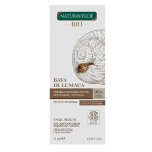 NATURAVERDE BIO Crema Contorno Occhi BAVA DI LUMACA Rigenerante - Intensiva 15ml