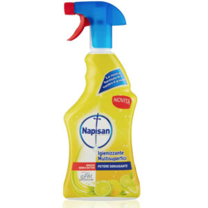 NAPISAN SPRAY IGIENIZZANTE MULTISUPERFICI Limone e Menta Potere Sgrassante 750ml