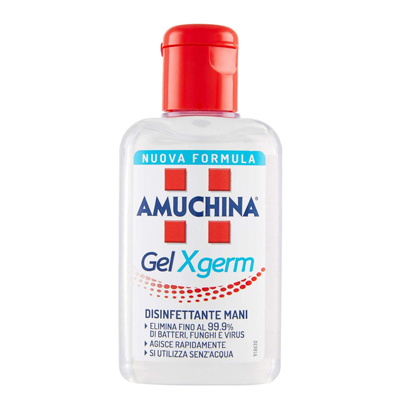 STOCK 12 pezzi AMUCHINA GEL X-GERM Disinfettante Igienizzante Mani 80ml