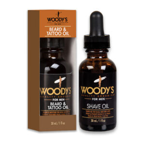 WOODY'S FOR MEN Shave Oil 30ml Olio per barba e tatuaggi