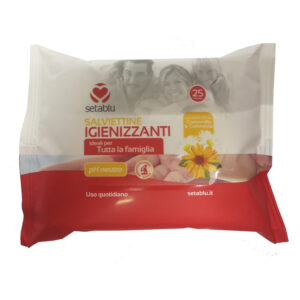 SETABLU SALVIETTINE IGIENIZZANTI pH Neutro con Camomilla e Calendula - 25 pz