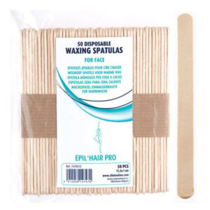 EPIL HAIR PRO Spatola Stendicera Monouso per Cera a Caldo in legno per depilazione Viso - 50 pz