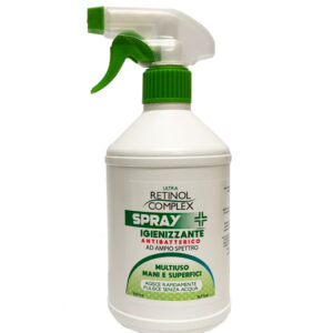 ULTRA RETINOL COMPLEX IGIENIZZANTE Spray ANTIBATTERICO Mani e Superfici 500ml