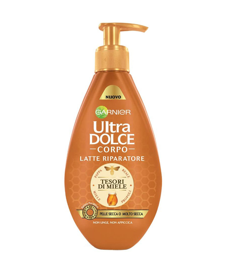 GARNIER ULTRA DOLCE Corpo Latte Riparatore Tesori di Miele 250ml