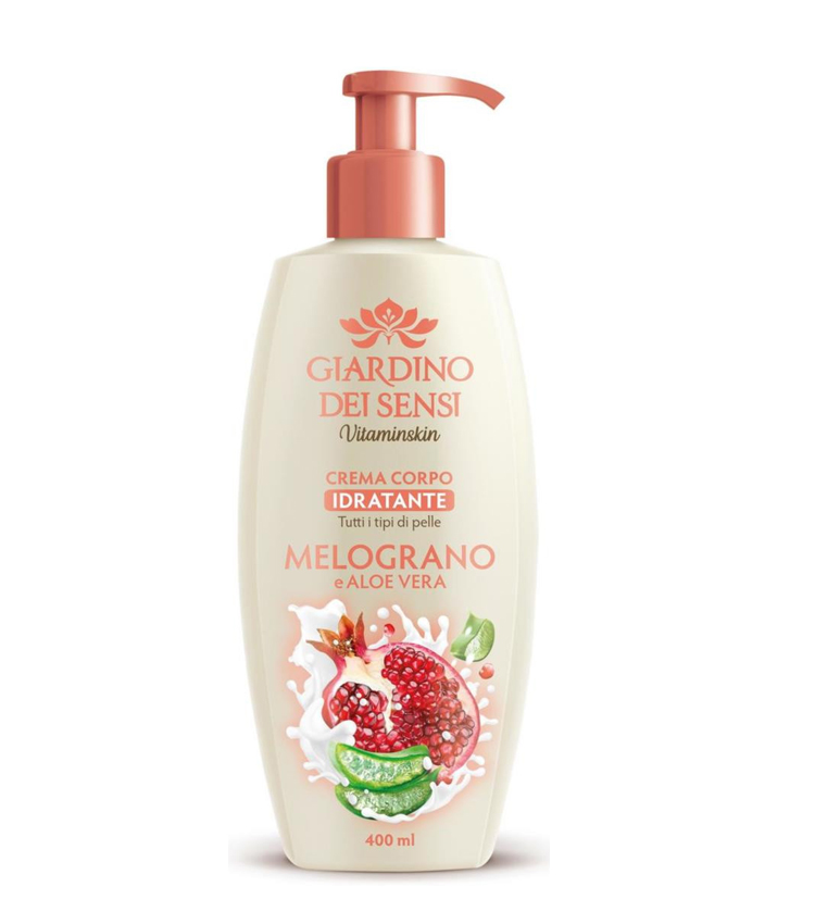 Giardino dei Sensi Crema corpo IDRATANTE Melograno e Aloe Vera 400ml