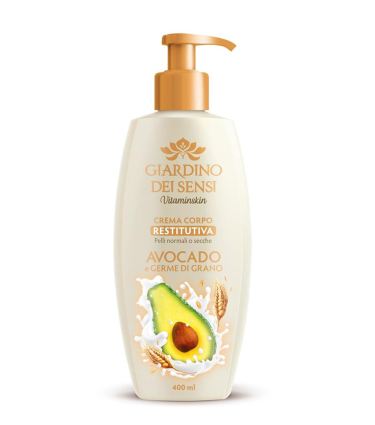 Giardino dei Sensi Crema corpo RESTITUTIVA AVOCADO e GERME DI GRANO 400ml
