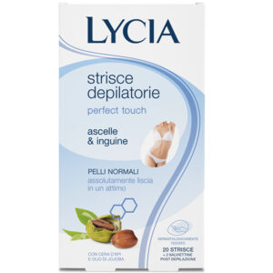 LYCIA Strisce Depilatorie PERFECT TOUCH Ascelle e Inguine Pelli Normali - 20 pz