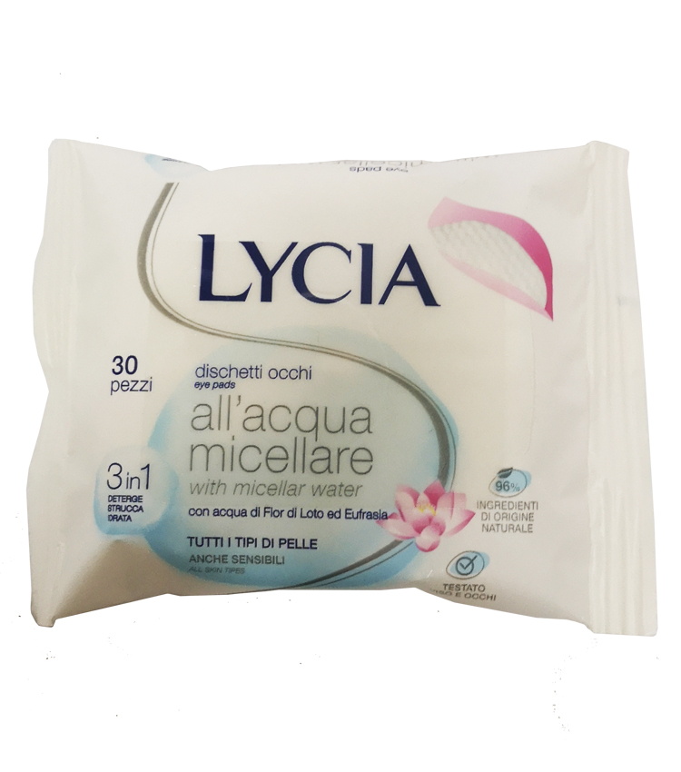 LYCIA Dischetti struccanti occhi All’acqua Micellare per tutti i tipi di pelle – 30 pz (image for) LYCIA Dischetti struccanti occhi All’acqua Micellare per tutti i tipi di pelle – 30 pz