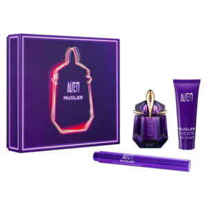 Cofanetto donna ALIEN THIERRY MUGLER edp 30 ml Ricaricabile + Pennello Profumato 7ml + Body Lotion 50ml