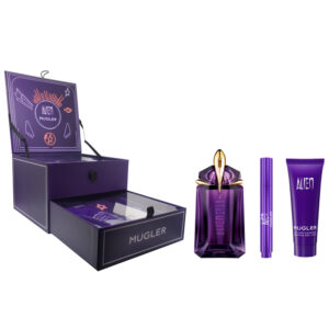 Cofanetto donna ALIEN THIERRY MUGLER edp 60 ml Ricaricabile + Pennello Profumato 7ml + Body Lotion 100ml