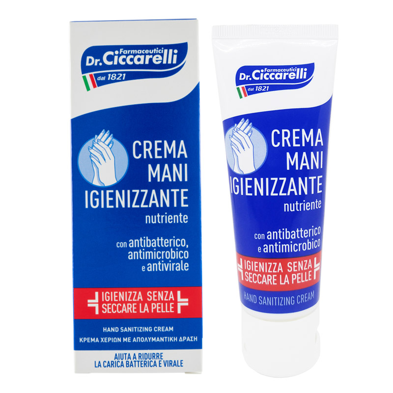 Dr. Ciccarelli Crema Mani Igienizzante Nutriente 75ml - immagine 2