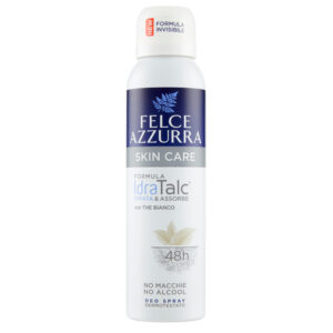 FELCE AZZURRA SKIN CARE deodorante corpo spray Formula Idratalc con THE BIANCO 150ml