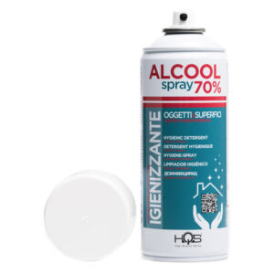 HQS IGIENIZZANTE SPRAY Alcool 70% per Oggetti e Superfici 400ml