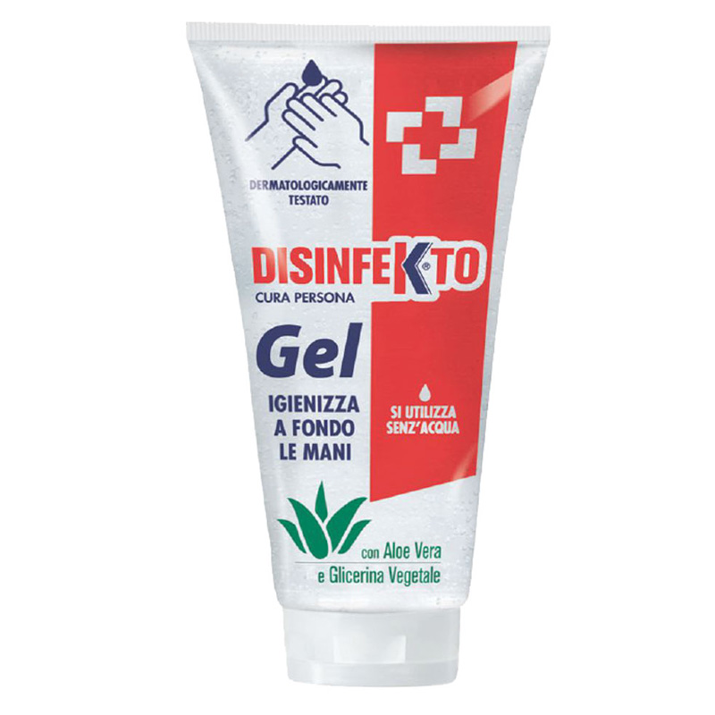 (image for) DISINFEKTO Gel Igienizzante mani con Aloe e Glicerina Vegetale 75ml