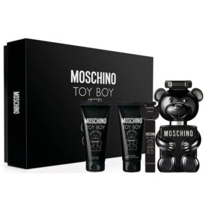 Cofanetto uomo MOSCHINO TOY BOY edp 100ml + After Shave Balm 100ml + Shower Gel 100ml + edp 10ml