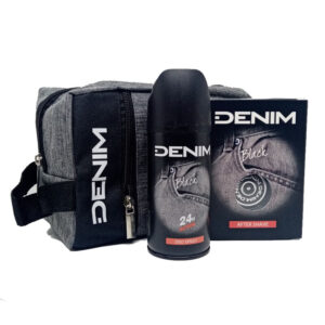 COFANETTO DENIM BLACK UOMO BAG + AFTER SHAVE 100ML + DEO SPRAY 150ML