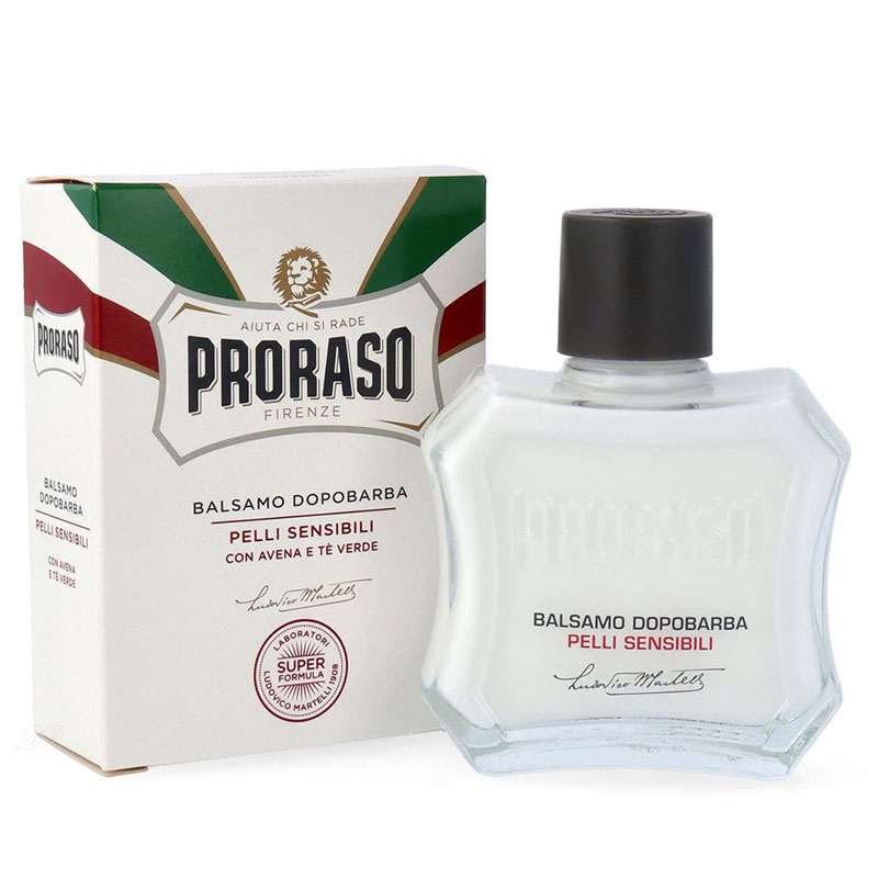 PRORASO PELLI SENSIBILI Balsamo dopobarba con avena e tè verde 100ml