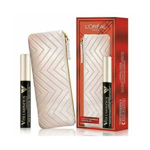 L'OREAL PARIS MASCARA VOLUMINOUS EXTRA-BLACK + POCHETTE ROSA