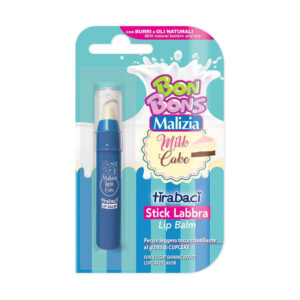 BON BONS MALIZIA MilkCake TiraBaci Stick Labbra Lip Balm al gusto di cupcake
