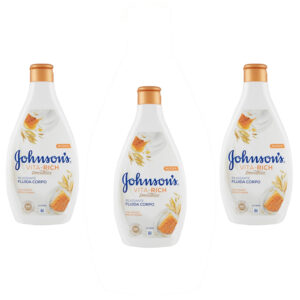 Stock 3pz JOHNSON'S VITA RICH smoothies RILASSANTE Crema fluida corpo con yogurt, miele e avena 400ml