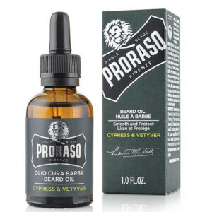 PRORASO CYPRESS & VETYVER Olio cura barba 30ml