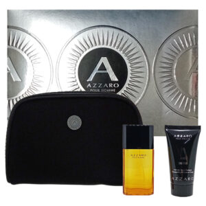 Cofanetto uomo Azzaro POUR HOMME edt 30ml + hair and Body Shampoo 50ml + borsello da viaggio
