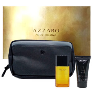 Cofanetto uomo Azzaro POUR HOMME edt 30ml + hair and Body Shampoo 50ml + borsello da viaggio