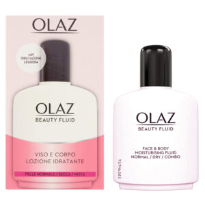 OLAZ BEAUTY FLUID Lozione idratante viso e corpo pelle normale/secca/mista 100ml