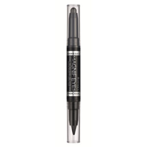 RIMMEL MAGNIF'EYES 2 in 1 Ombretto + Kajal 001 black to blacks