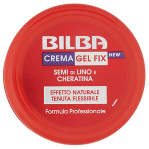 BILBA CREMA GEL FIX Capelli Semi di Lino e Cheratina tenuta flessibile 100ml