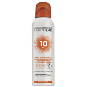 dermolab latte solare spray protezione bassa