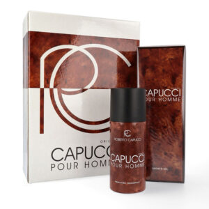 Cofanetto uomo ROBERTO CAPUCCI POUR HOMME shower gel 400ml + deodorante spray 150ml