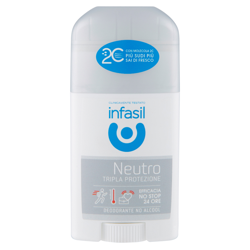 INFASIL NEUTRO Tripla Protezione deodorante stick comfort asciutto 40ml