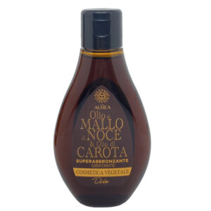 ALHEA Olio al Mallo di Noce e Olio di Carota SUPERABBRONZANTE Idratante 100ml
