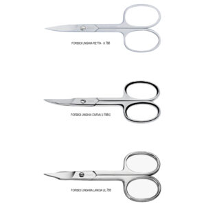 UNIQUE Forbicine unghia per manicure e pedicure - curva, lancia, retta