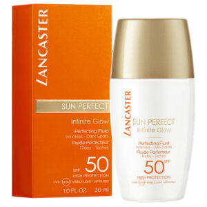 LANCASTER Sun Perfect FLUIDO PERFEZIONATORE viso RUGHE E MACCHIE SPF50 protezione alta 30ml