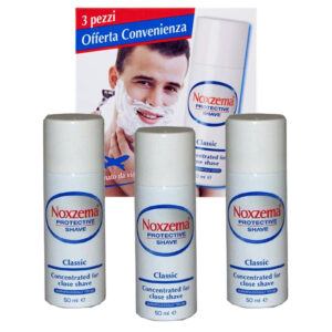 3 pezzi NOXZEMA Protective shave CLASSIC Schiuma da barba formato viaggio 50ml