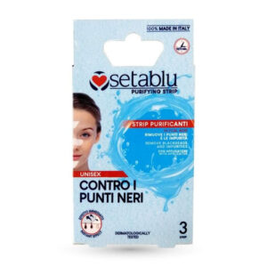 SETABLU Strip Purificanti contro i punti neri EFFETTO IMMEDIATO - 3 pezzi