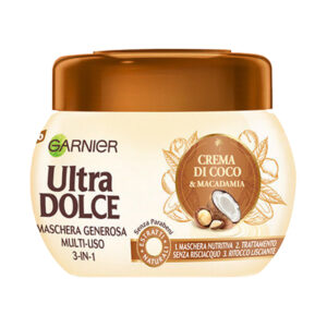 GARNIER ULTRA DOLCE Maschera GENEROSA MULTIUSO 3 IN 1 crema di cocco e macadamia 300ml