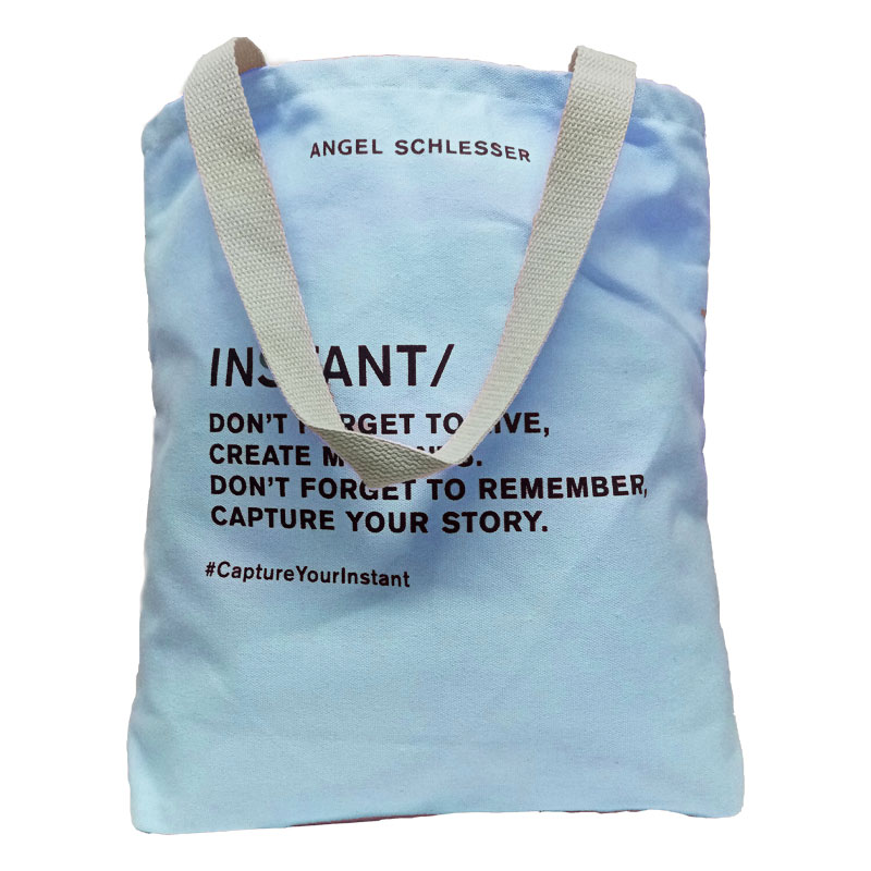 (image for) BORSA MARE Summer bag ANGEL SCHLESSER 100% cotone azzurro