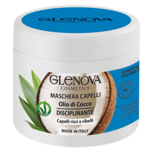 GLENOVA cosmetics MASCHERA CAPELLI olio di cocco disciplinante 500ml