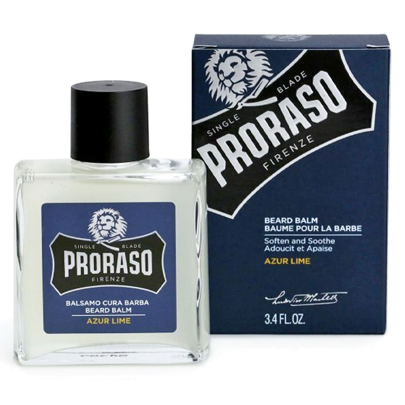 PRORASO AZUR LIME balsamo cura barba e baffi 100ml