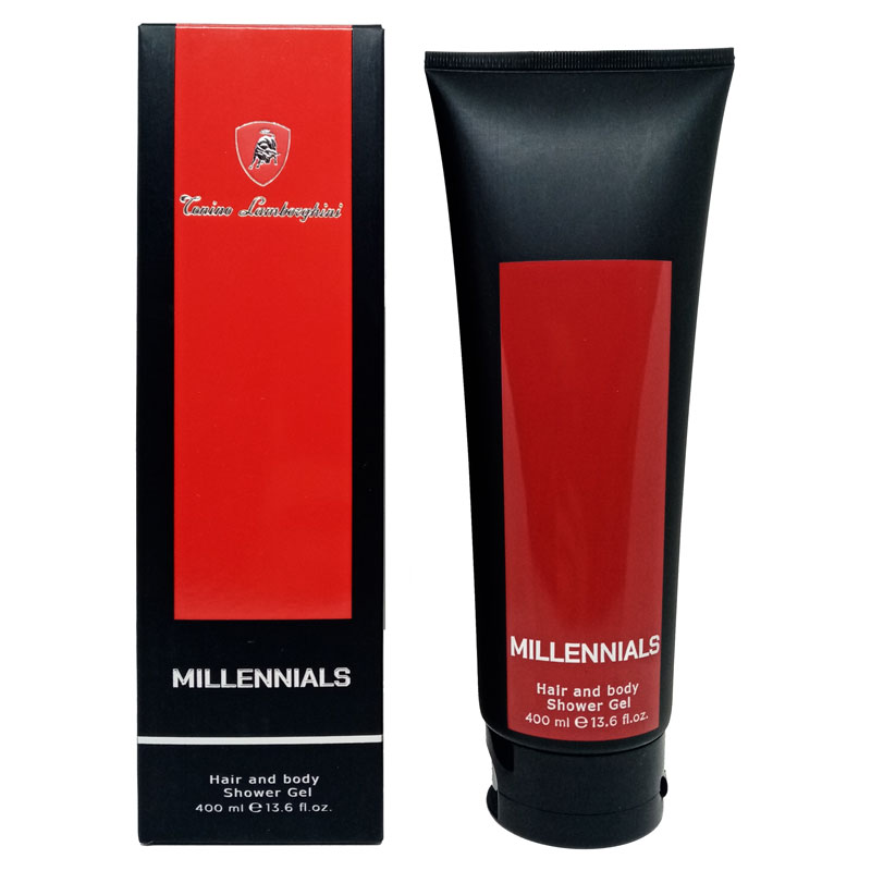 (image for) TONINO LAMBORGHINI Millennials hair and body shower gel uomo 400ml
